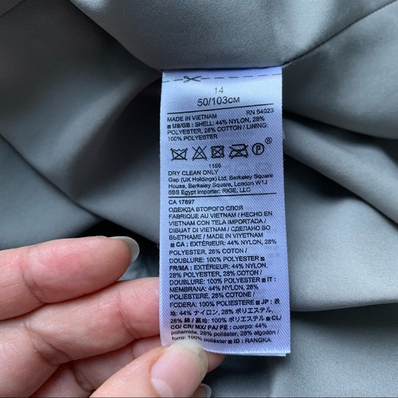 Banana Republic Womens periwinkle blue tiered lace dress with capped sleeves - Picture 8 of 13